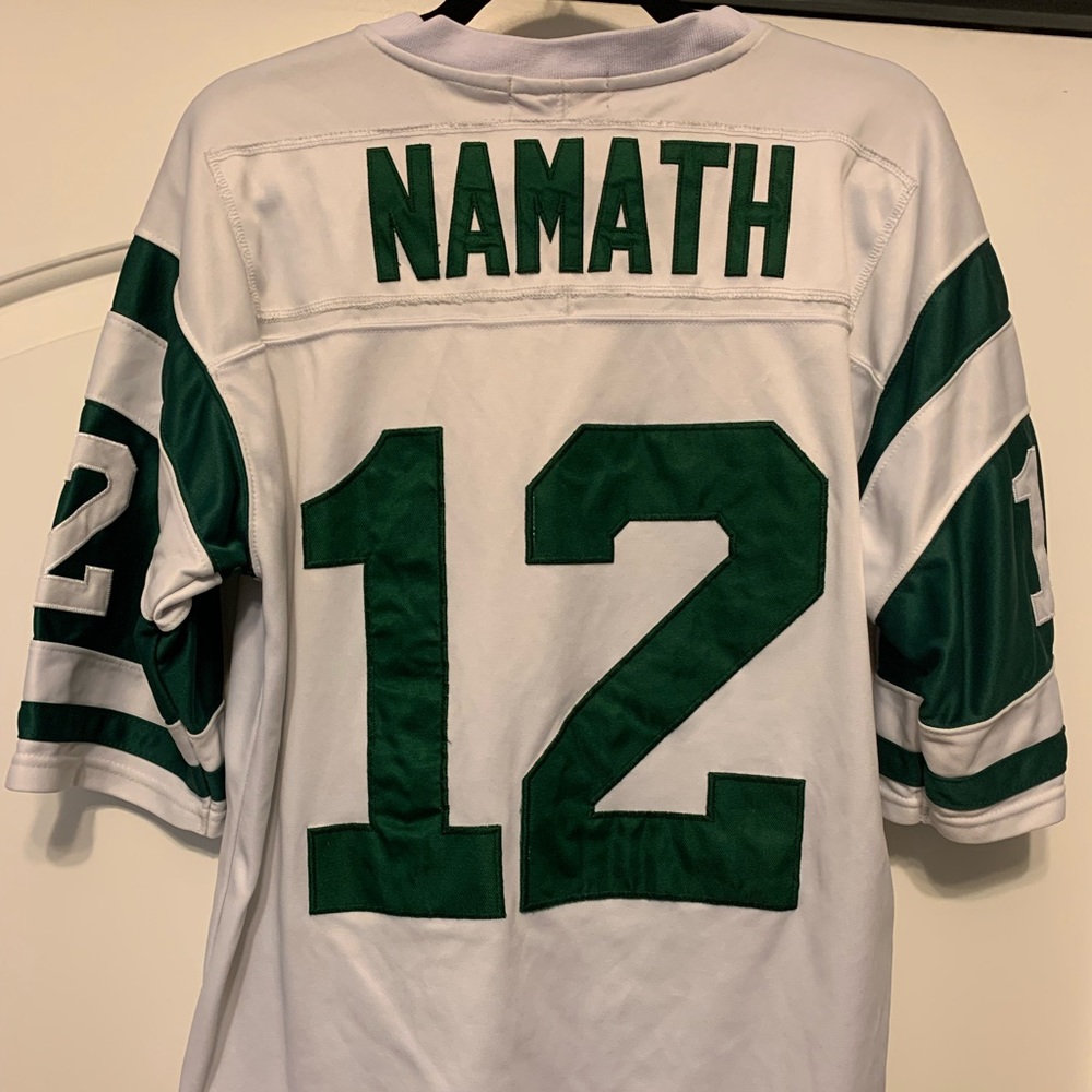 Joe Namath #12 Throwback New York Jets sewn Jersey